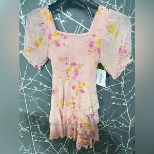 Speechless Kids Pink Floral Dress